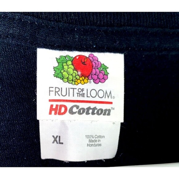 VTG Fruit Of The Loom Skeletons See No Evil Hear No Evil Speak No Evil  XL Shirt - Picture 4 of 6